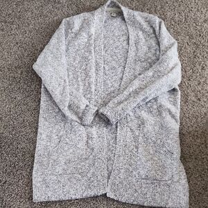 L.L. Bean Black and White Knit Sweater